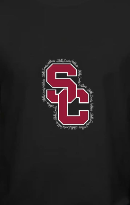 SC Shelby County Wildcats Comfort Colors Sweatshirt