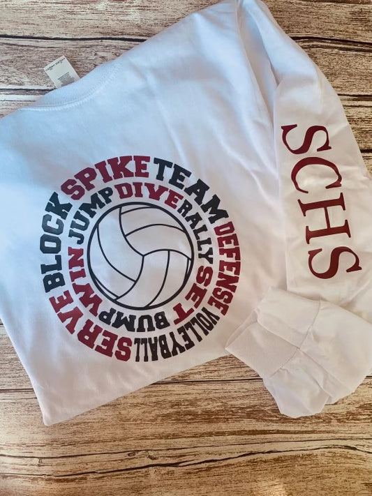 Volleyball Typography